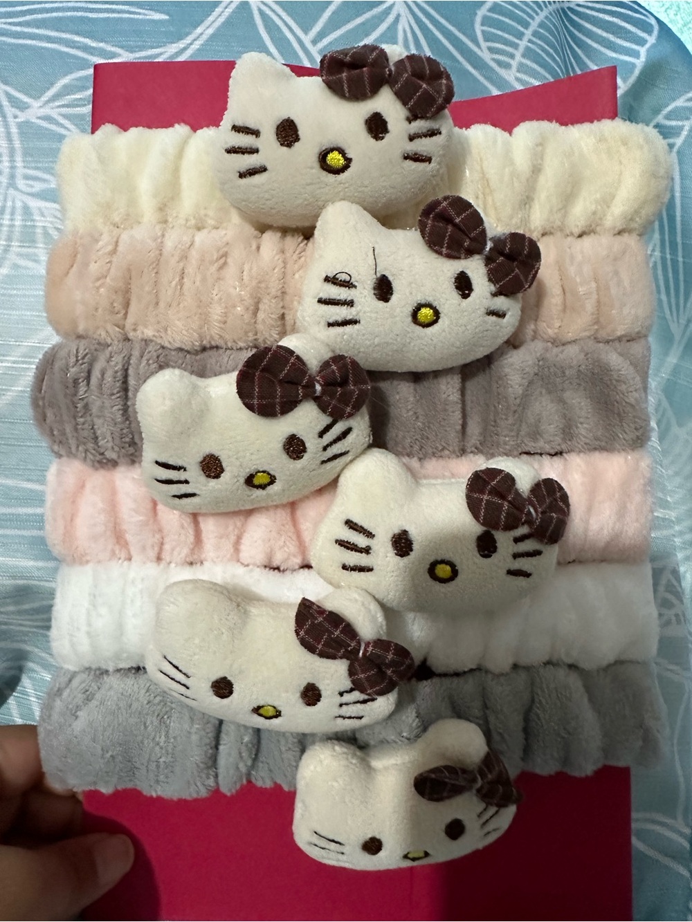 Pack of 6 face wash headbands